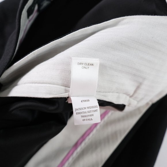 Banana Republic Jackson Fit Pants Womens Stretch Size 10 L Navy Blue - Picture 7 of 11